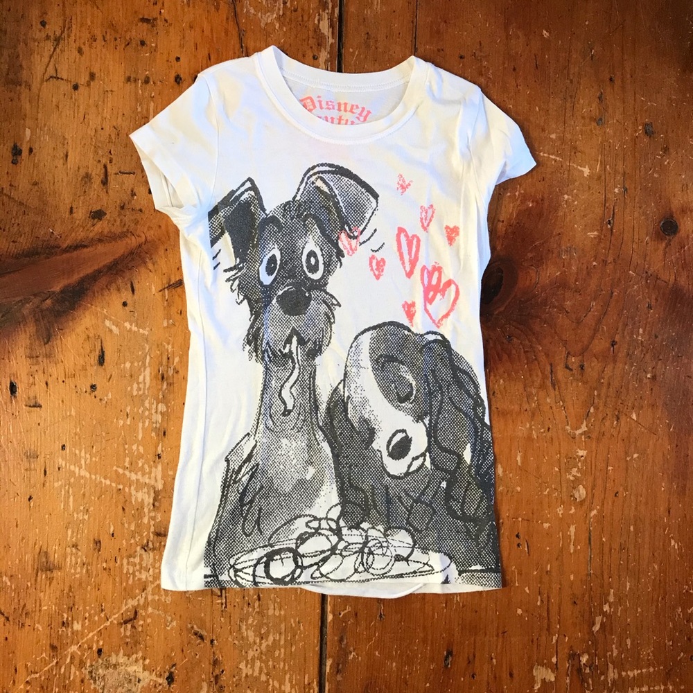 Delia’s Disney couture lady & the tramp tshirt